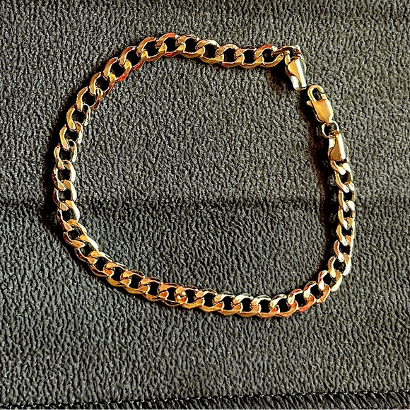 Jordan Blue Other - Jordan Blue Jewelers Men's 10K Gold 5.3mm 8.5" Curb Chain Bracelet